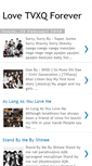 Mobile Screenshot of love-tvxq-forever.blogspot.com