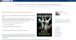 Desktop Screenshot of myfavoriteparanormalromances.blogspot.com