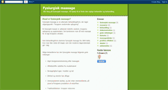 Desktop Screenshot of fysiurgisk-massage.blogspot.com