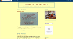 Desktop Screenshot of changesandcolours.blogspot.com