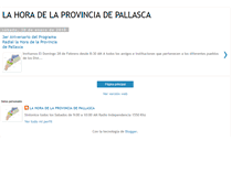 Tablet Screenshot of lahoradelaprovinciadepallasca.blogspot.com