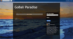 Desktop Screenshot of gobaliparadise.blogspot.com