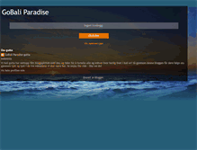 Tablet Screenshot of gobaliparadise.blogspot.com