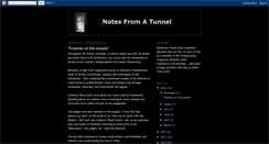 Desktop Screenshot of notesfromatunnel.blogspot.com