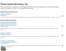 Tablet Screenshot of preservationkentucky.blogspot.com