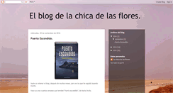 Desktop Screenshot of lachicadelasflores.blogspot.com