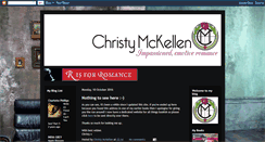 Desktop Screenshot of christymckellen.blogspot.com