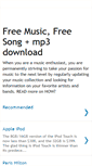Mobile Screenshot of freemusicfordownload.blogspot.com