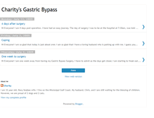 Tablet Screenshot of charitysgastricbypass.blogspot.com