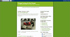 Desktop Screenshot of frugalnfine.blogspot.com