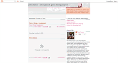 Desktop Screenshot of glassfusingprojects.blogspot.com