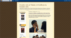 Desktop Screenshot of creativeartstca.blogspot.com