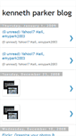 Mobile Screenshot of kennethparkerblog.blogspot.com