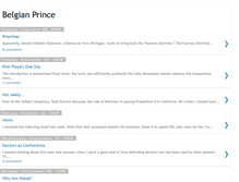 Tablet Screenshot of belgianprince.blogspot.com