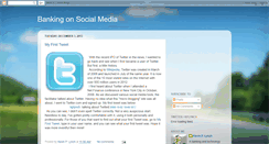 Desktop Screenshot of bankingonsocialmedia.blogspot.com