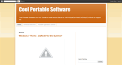 Desktop Screenshot of portablecool.blogspot.com