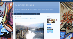 Desktop Screenshot of lubangdunia.blogspot.com