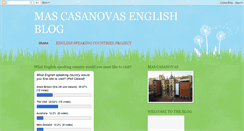 Desktop Screenshot of mascasanovasenglishblog.blogspot.com