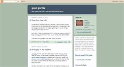 Desktop Screenshot of goodgorilla.blogspot.com