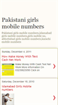 Mobile Screenshot of mobilenumberpk.blogspot.com