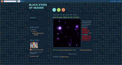 Desktop Screenshot of blackstarsofheaven.blogspot.com