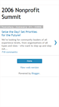 Mobile Screenshot of nonprofitsummit.blogspot.com