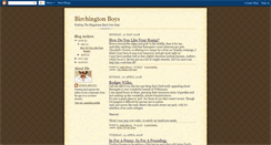 Desktop Screenshot of birchingtonboys.blogspot.com