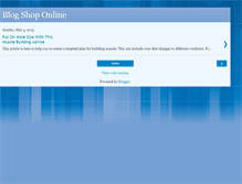 Tablet Screenshot of blog2shoponline.blogspot.com
