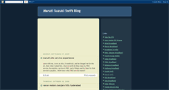 Desktop Screenshot of maruti-suzuki-swift.blogspot.com