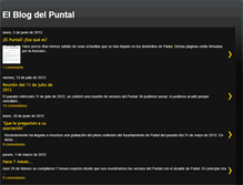 Tablet Screenshot of elblogdelpuntal.blogspot.com