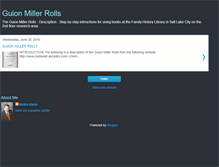 Tablet Screenshot of guionmillerrolls.blogspot.com
