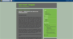 Desktop Screenshot of islamkreatif-pengajian.blogspot.com
