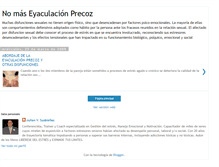 Tablet Screenshot of nomaseyaculacionprecoz.blogspot.com