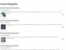Tablet Screenshot of kreativblog-elke.blogspot.com