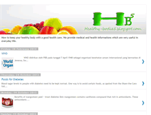 Tablet Screenshot of healthy-bodie5.blogspot.com