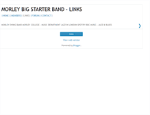 Tablet Screenshot of morleybigstarterband-links.blogspot.com