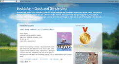 Desktop Screenshot of booktalker.blogspot.com