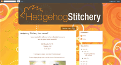 Desktop Screenshot of hedgehogstitchery.blogspot.com