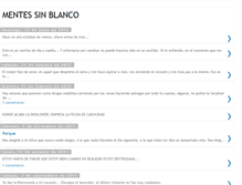 Tablet Screenshot of mentessinblanco.blogspot.com