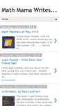 Mobile Screenshot of mathmamawrites.blogspot.com
