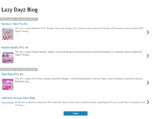 Tablet Screenshot of lazydayzblog.blogspot.com