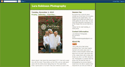 Desktop Screenshot of lararobinsonphotography.blogspot.com