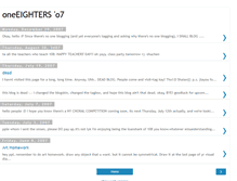 Tablet Screenshot of oneeighters.blogspot.com