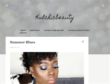 Tablet Screenshot of kulchicbeauty.blogspot.com