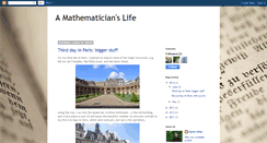 Desktop Screenshot of mathematicianslife.blogspot.com