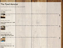 Tablet Screenshot of foodmonstar.blogspot.com