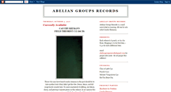 Desktop Screenshot of abeliangroupsrecords.blogspot.com