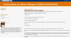 Desktop Screenshot of oliver-schaper-is-a-cunt.blogspot.com