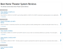 Tablet Screenshot of best-home-theatre-system-reviews.blogspot.com