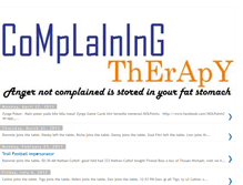 Tablet Screenshot of complainingtherapy.blogspot.com